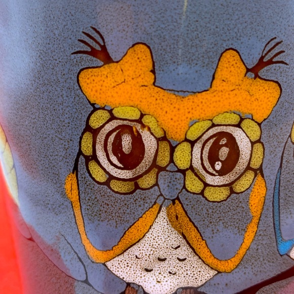 Great Gatherings “Owls On A Limb” Oversized Stoneware Design Pottery Ceramic Mug - Picture 7 of 8